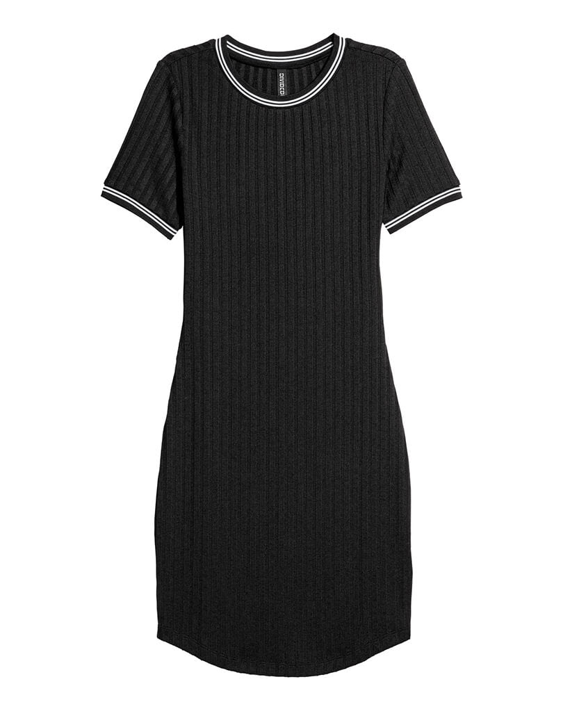 Ablounce-sleeved dress